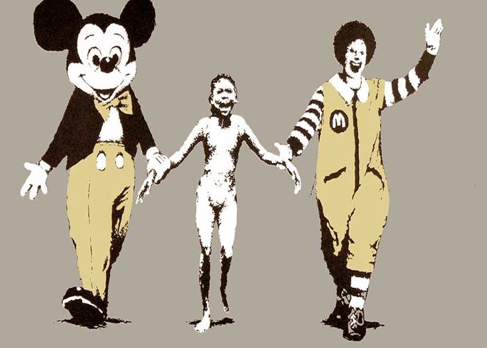Banksy mickey banksy mcdonalds